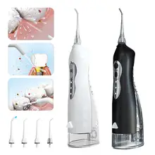 Ирригатор для полости рта USB перезаряжаемая Вода Flosser портативная зубная водная струя 300 мл резервуар для воды Водонепроницаемый очиститель зубов