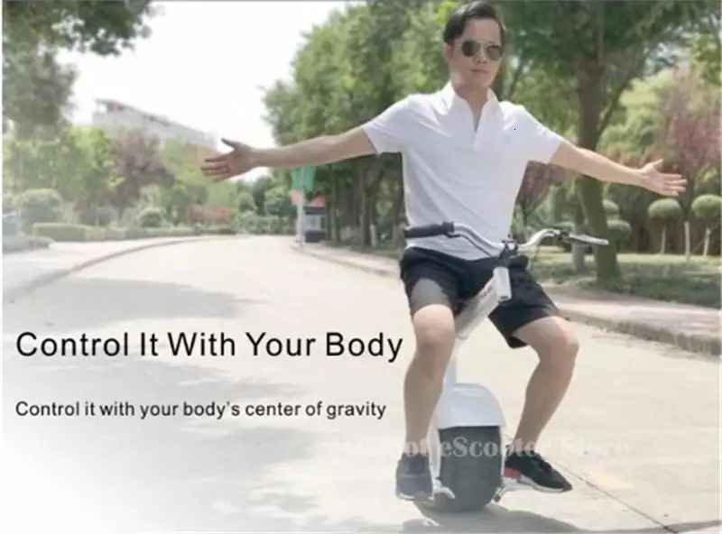 Daibot Electric Motorcycle Scooter One Wheel Self Balancing Scooters 800W 60V Somatosensory Foldable Monowheel Electric Unicycle (41)