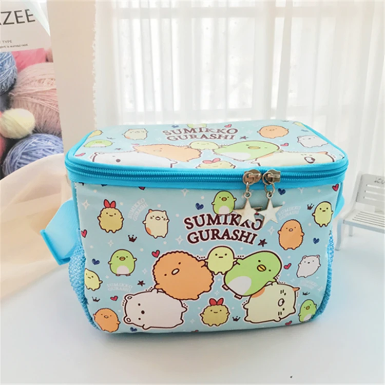 IVYYE 1 шт. 16 см Sumikko gurashi модные Переносные сумки для обеда из ПУ кожи мультяшная