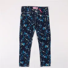 Г., новая стильная экспортная одежда ультра-Стрейчевые детские узкие брюки из чистого хлопка для девочек детские брюки