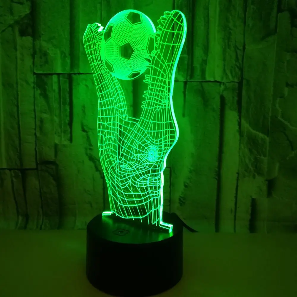 3D Led моделирование настольная лампа 7 цветов крокодил изменение градиент атмосферное освещение Прохладный мальчик прикроватный ночник светильник Декор Игрушка