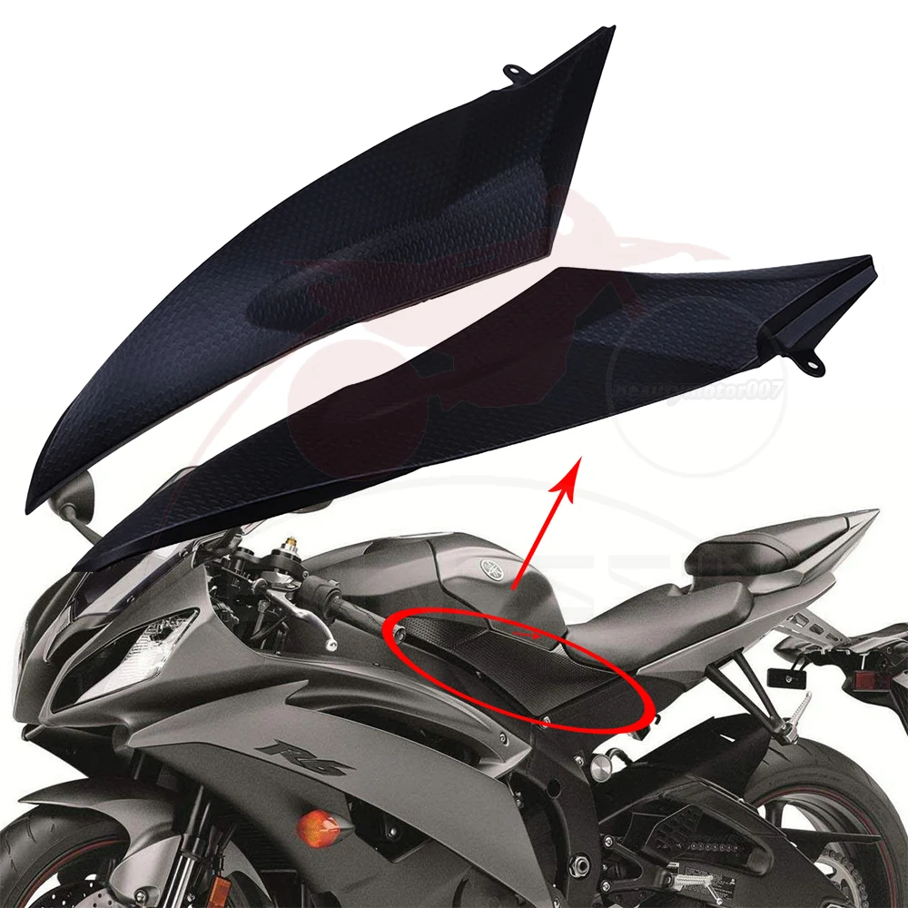 Боковые Крышки Бака Обтекатели газа для Yamaha YZF R6 2006 2007 06 07 YZFR6|Накладки и