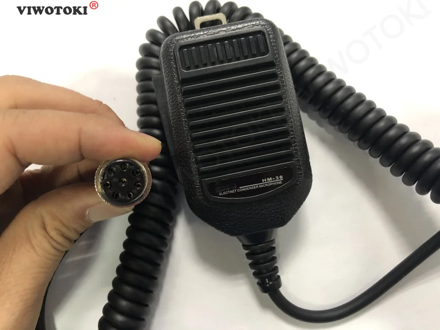 8 контактный микрофон с микрофоном для ICOM HM36 мобильных телефонов и радиостанций