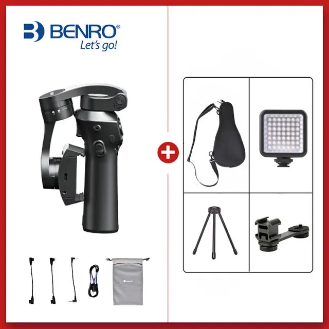 option 4 BENRO P1 3 оси карданный смартфон Ручной Стабилизатор для iPhone Gopro hero 6 7 huawei XiaoMi Pk Snoppa Atom DJI Osmo mobile 3 - Цвет: option 4
