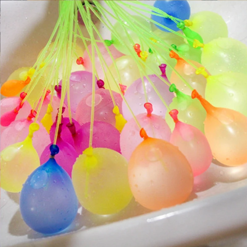 111pcs Filling Water Bombs Balloon Amazing Water Balloon Children Water War Game Supplies Kids Summer Outdoor Beach Toy Party