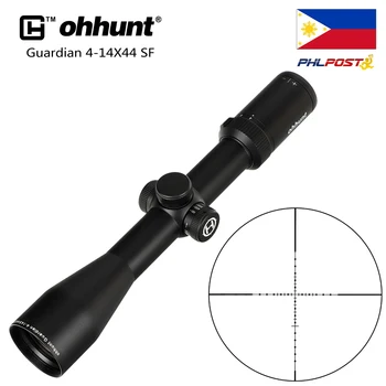 

ohhunt Guardian 4-14X44 SF Hunting Rifle Scope 30mm Tube Side Parallax Tactical Riflescopes with KillFlash Cover and Mount Rings