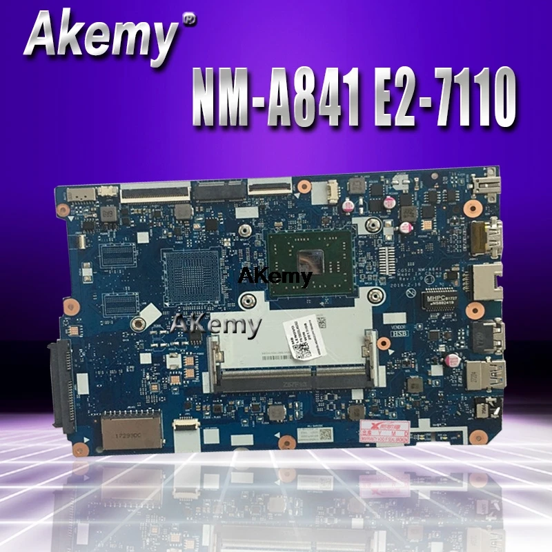 

CG521 NM-A841 motherboard for Lenovo 110-15ACL notebook motherboard CPU E2-7110 DDR3 100% test work