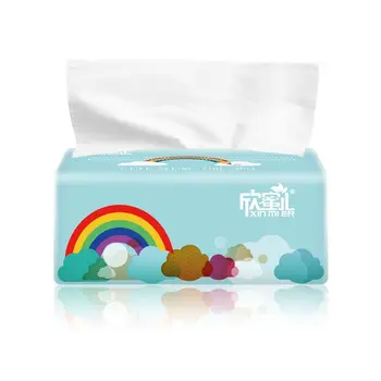 

Natural Wood Pulp 3-Ply Toilet Paper 300 Sheets Soft Facial Tissues Napkin Home