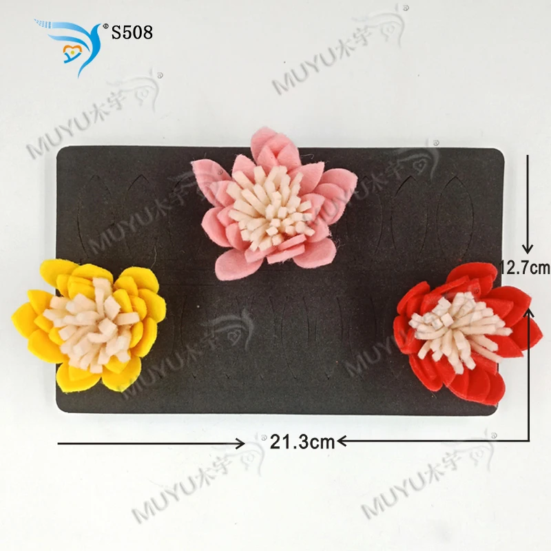 Цветок новая деревянная форма вырубки для скрапбукинга Thickness-15.8mm S508