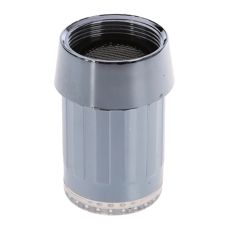 

Blue LED Light Water Stream Faucet Tap ABS Round Connector for bathroom or kitchen