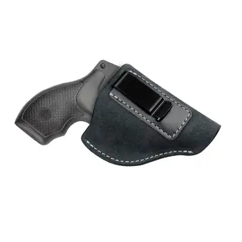 

Hunting Holster for J Frame Revolvers Taurus S&W Genuine Suede Leather Gun Holster Tactical Concealed Belt IWB Holster