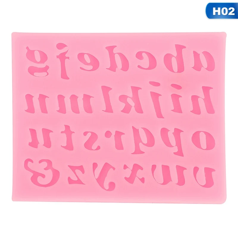 Digital Letters Baking Cake Liquid Silica Gel Mold Clay Mold Liquid Silica Gel Mold Liquid Silica Gel Cake Mold