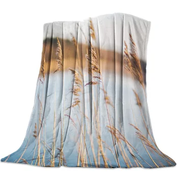 

Mountain Mist Black And White Scenery Coral Fleece Fuzzy Blankets on Bed Throws Bedsheet for Kids Girls