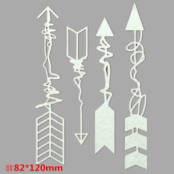 11-82x120mm 12 шт. Mechanica стимпанк металлические режущие штампы высечки пресс-формы для украшения скрапбукинга бумага ремесло нож плесень лезвие удар трафареты штампы - Цвет: 11-82x120mm