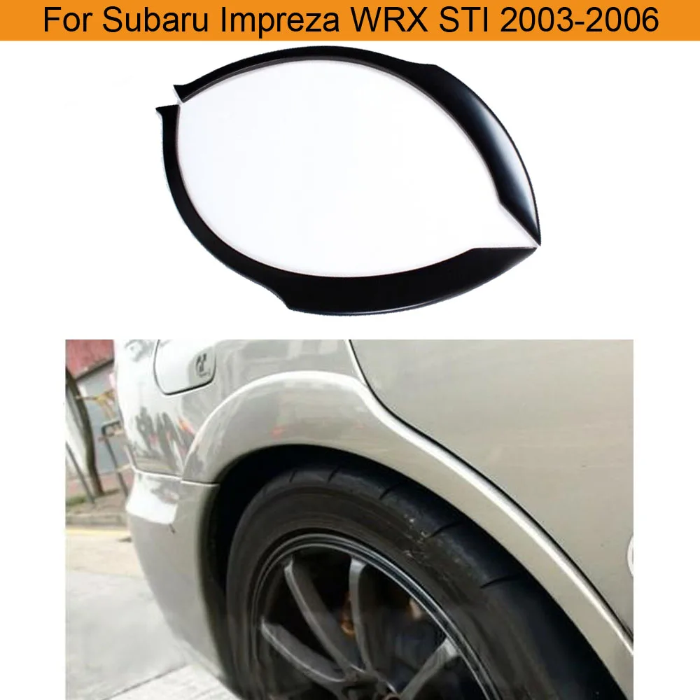 Заднее широкое колесо арки крыло вспышки отделка для Subaru Impreza STI WRX 2002 2009 колеса