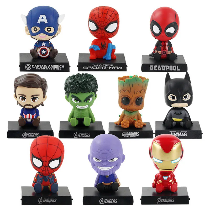 Bobble Head Avengers Action Captain 