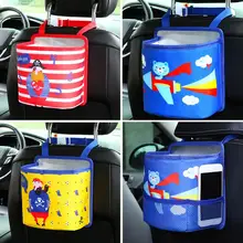Многофункциональная портативная подвесная Складная герметичная универсальная дорожная Автомобильная корзина для мусора пакет для мусора Мусор милый мультфильм авто аксессуары