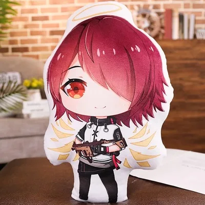 Exusiai Игра Arknights Милая декоративная подушечка диванная подушка кровать в стиле аниме диван подарок ПП хлопок Amiya Ptilopsis Pramanix SilverAsh Exusiai - Цвет: Exusiai
