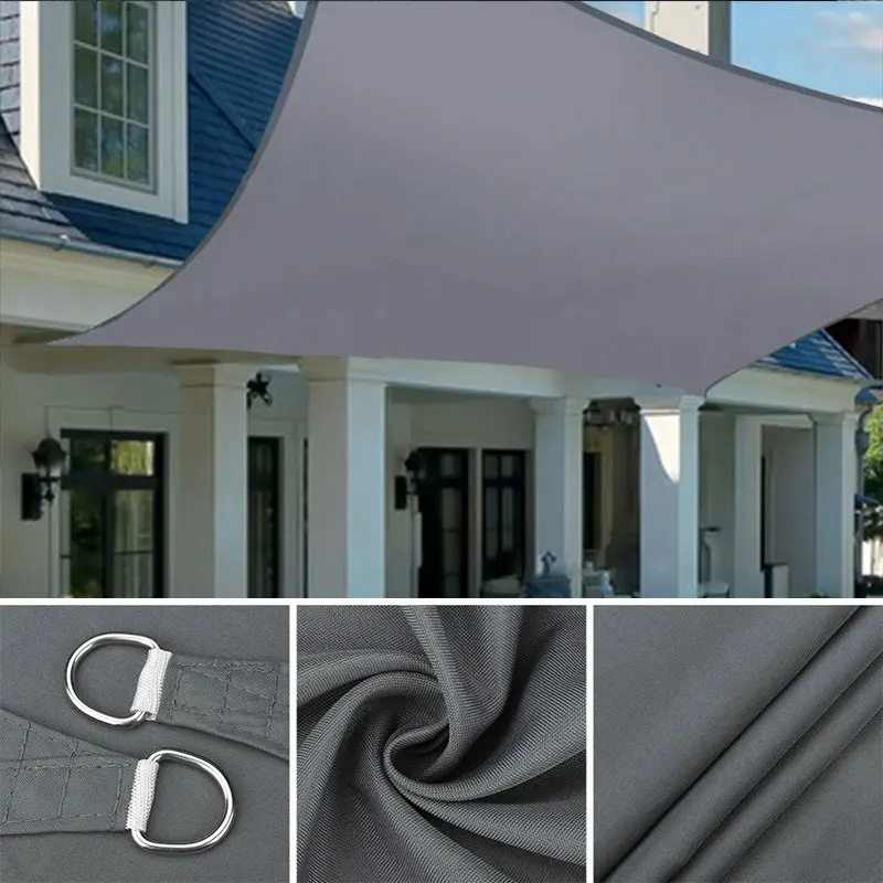 3x2M Sunshade Waterproof Awning Sail For Outdoor Garden Beach Camping Patio Pool Canopy Tent Sun Shelter HIgh Quality | Дом и сад