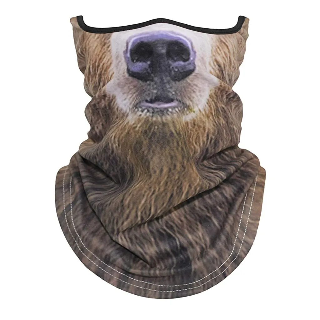 3d мультфильм печати Facemask Велоспорт мотоциклетный головной платок шеи теплее