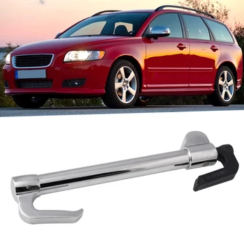 

Retractable Anti-Theft Security Car Steering Wheel Brake Clutch Lock Universal Double Protection Stainless Steel Lock