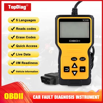 

Universal Car Diagnostic Tool Code Reader Multi Language Auto OBD2 V310 Engine Scanner Automotive OBD2 Scanner