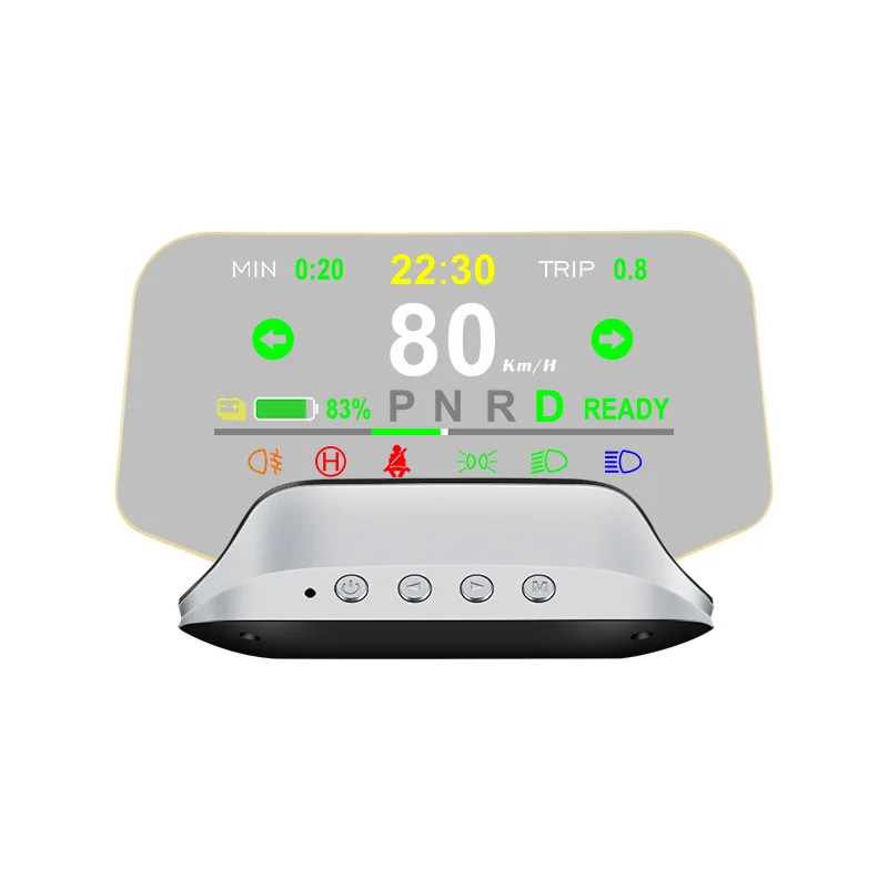 

HUD head-up display FOR Tesla model3 speed mileage Safety Indicator light Driving time Door indicator System ready 2021