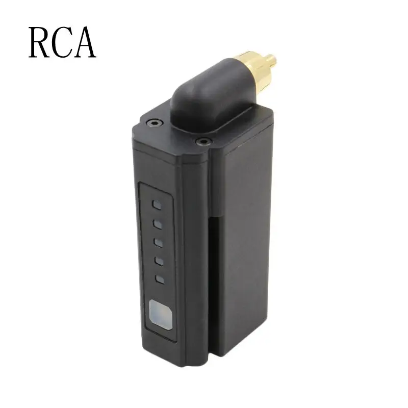 RCA 1 шт. беспроводные источники питания для татуировок, мини беспроводной источник питания для тату-машин RCA и разъем постоянного тока - Цвет: RCA