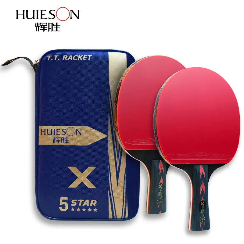 Huieson table tennis ракетка для настольного тенниса настольный теннис теннисная ракетка ракетки для настольного тенниса тенисные ракетки тенисные ракетки - Цвет: 1PC Short 1PC Long