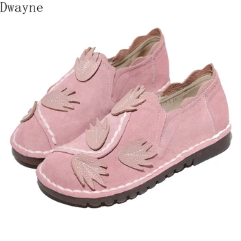 

Japanese Literary Retro Genuine Leather Low-Top Casual Shoes Flat Soft Sole Shoes Mori Handmade Shoes National Wind Single Shoes