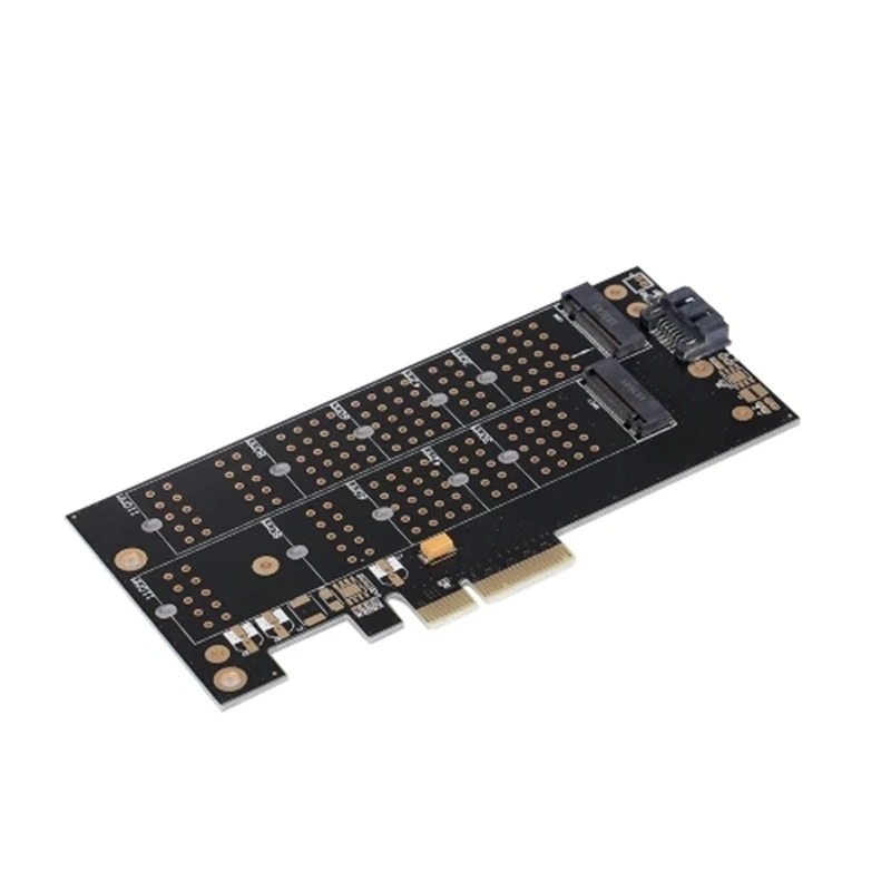 Адаптер NVMe Protocol карта PCI-E X4 порт M.2(PCI-E) SSD конвертер SATA порт M.2(SATA) SSD адаптер карта