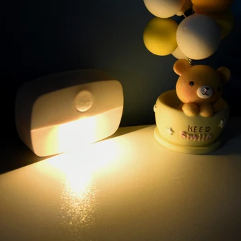 

Wireless PIR Motion Auto Sensor LED Night Lights Hallway Closet Stair Room Lamps Smart Home Corridor Night Lamp Magnetic Smart