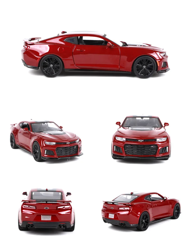 Maisto 1:24 Chevrolet Camaro ZL1 Roadster имитация сплава Модель автомобиля Моделирование Украшение автомобиля коллекция Подарочная игрушка