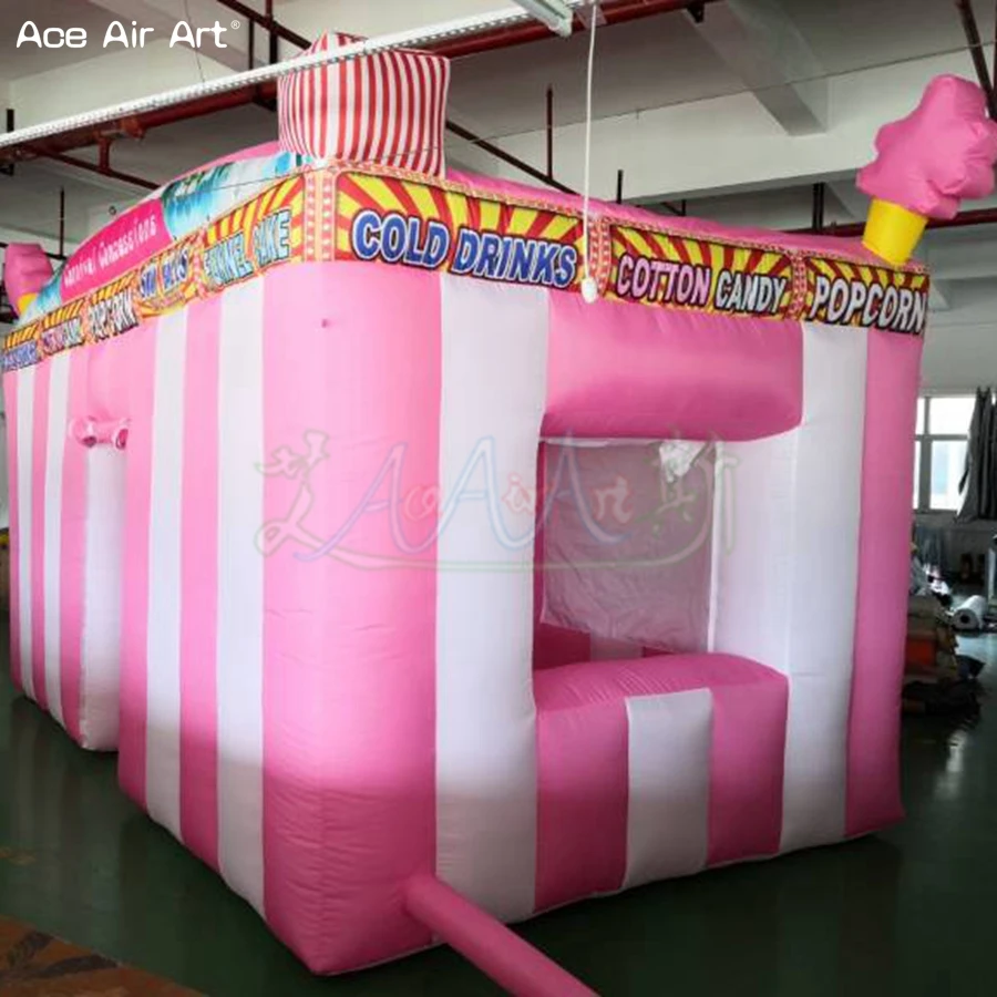 Горячая Распродажа 6m L x 4m W Оксфорд надувной карнавал treat shop воздушные