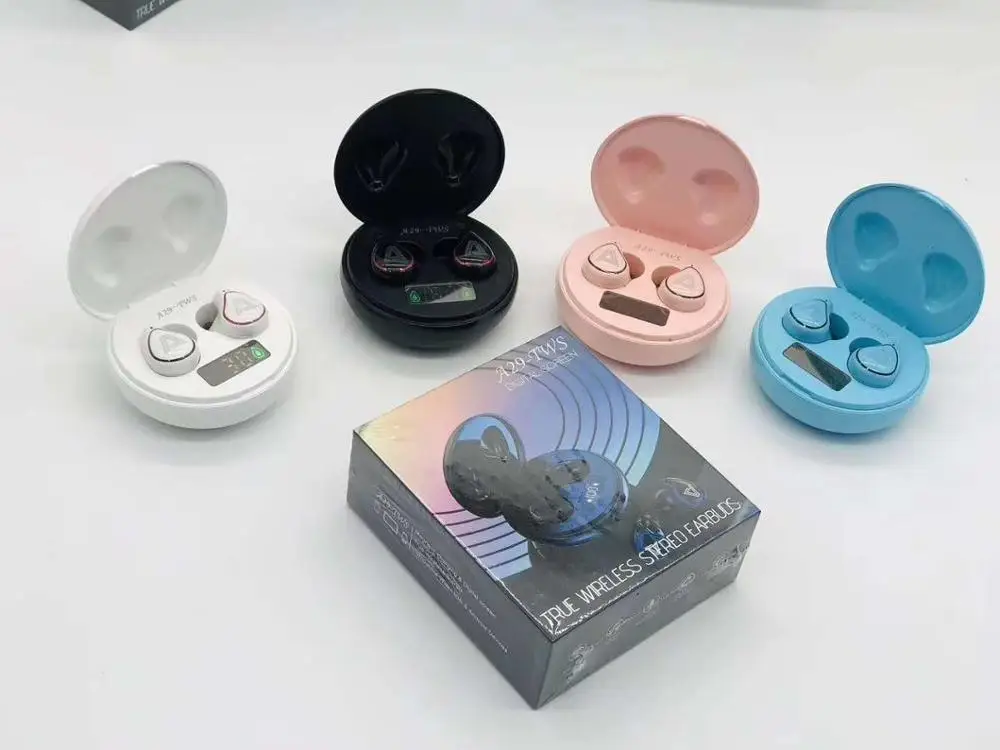 MINI Bluetooth V5 0 Earphones Wireless With Microphone Sports Waterproof Headsets with Charging Box For Android IOS