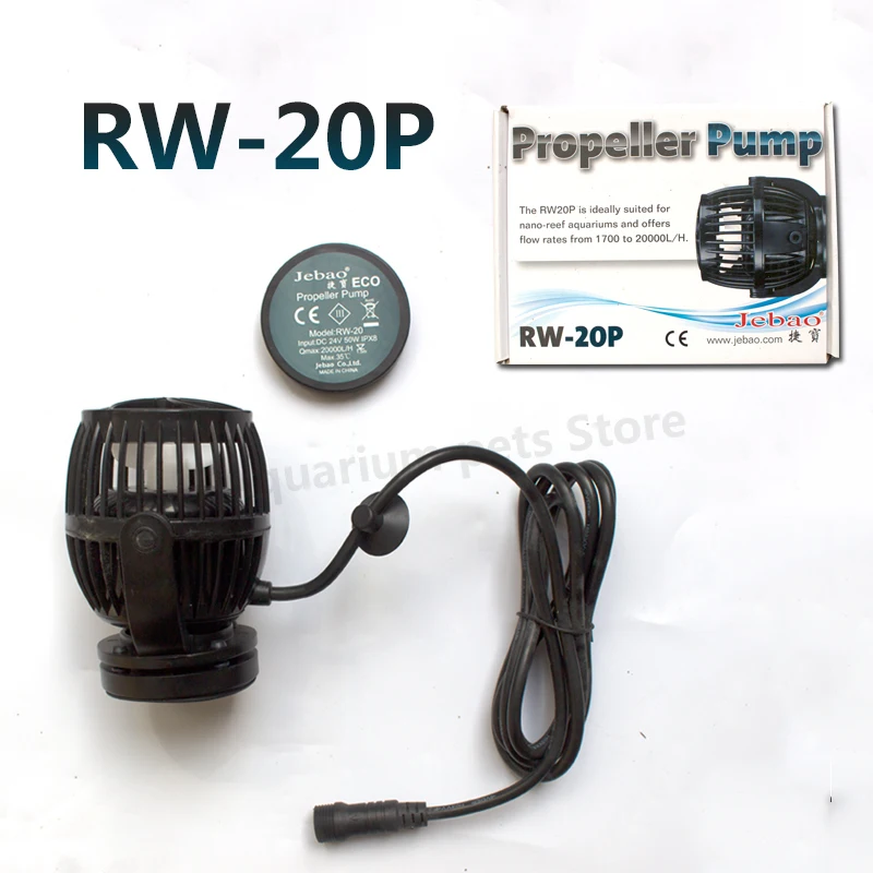 Jebao RW-4P RW-8P RW-15P RW-20P RW Series Water Pump only No Controller for Marine Coral Reef Tank Jebao Wave Maker 