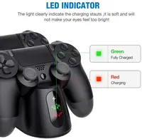 Ładowarka do pada BEBONCOOL stacja dokująca Dualsense do PS4 stacja ładowania do kontrolera DualShock 4/Playstation 4/PS4/ Pro /PS4 Slim 4