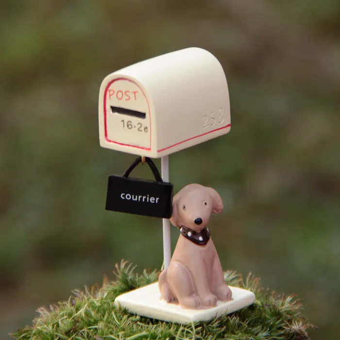 Почтовый ящик для щенков дом садоводства искусственное ландшафтное украшение