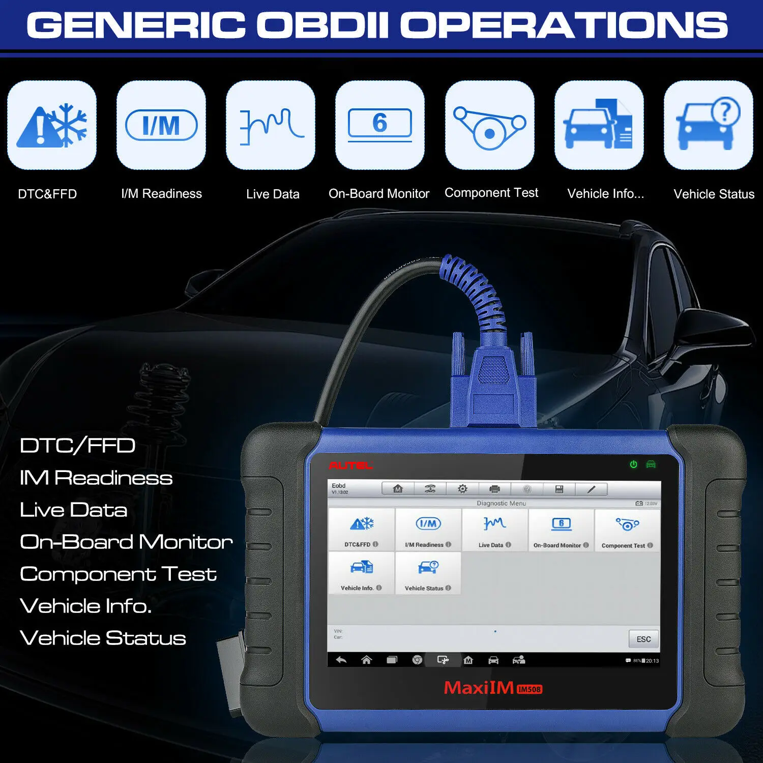 ecu diagnostics menu