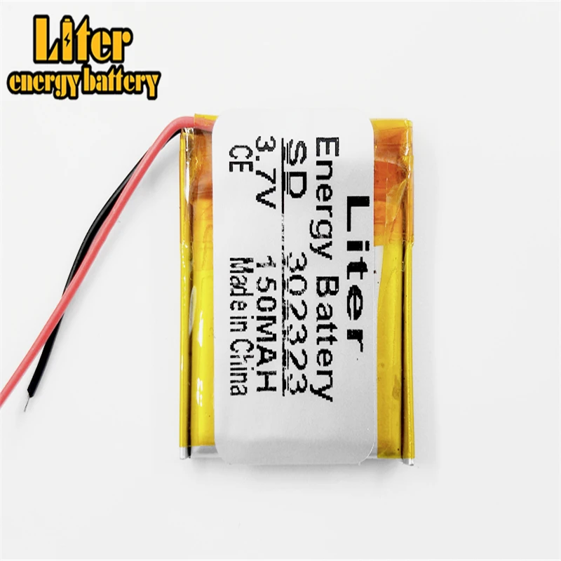 3 7 V маленькая батарея с зажимом 032323 302323 150MAH BT3030 Bluetooth гарнитура батарея|headset