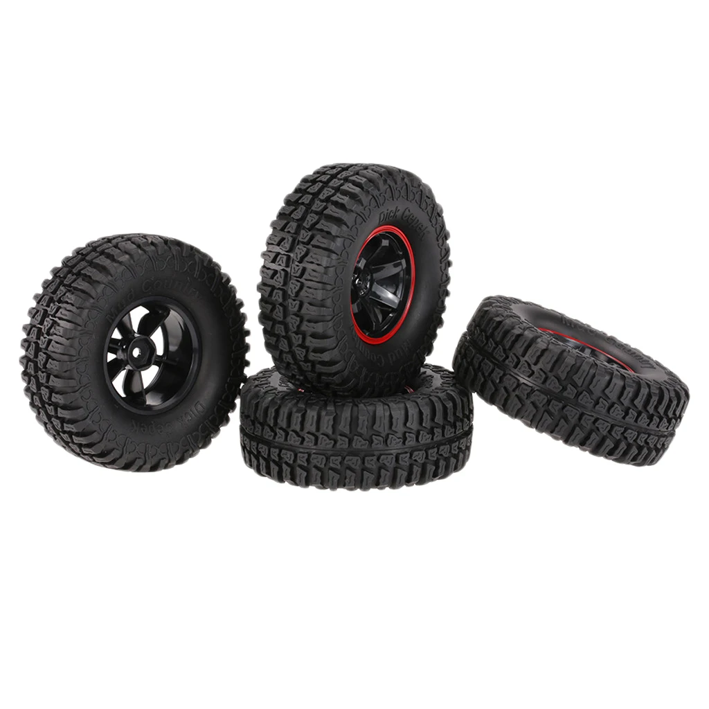 1.9 Wheels and Tires Set 103mm for 1/10 Scale RC Crawler Axial SCX10,  D90, CC01 - 4Pcs/Set 4