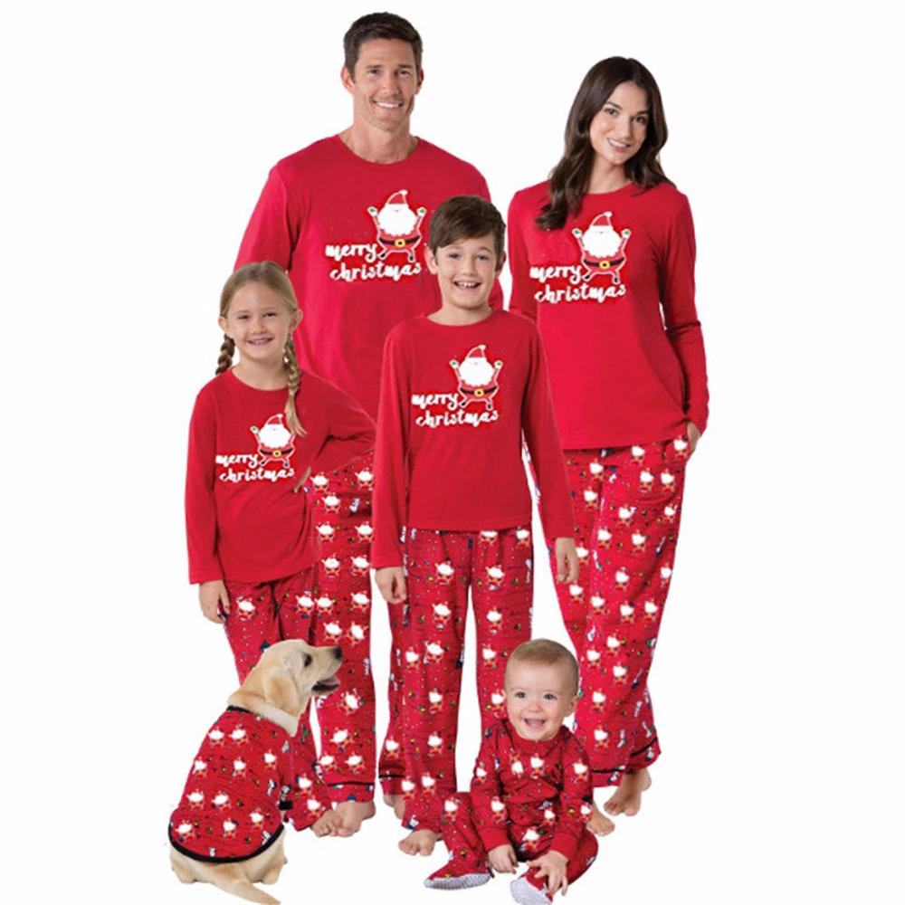 Famille assortie pyjama de Noël enfants filles garçon vêtements de nuit tenue de nuit