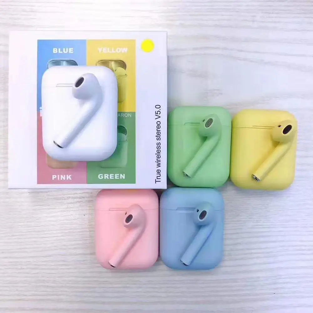 

New pattern wireless Bluetooth headset inpods 12 exquisite polished i12 Popup 5.0 wireless Bluetooth headset