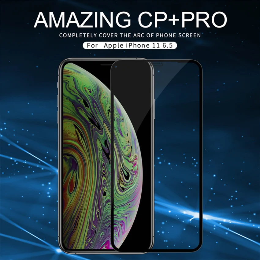 10 шт./лот для iPhone 11 Pro макс. закаленное стекло полное покрытие анти-взрыв Закаленное стекло протектор экрана CP+ pro