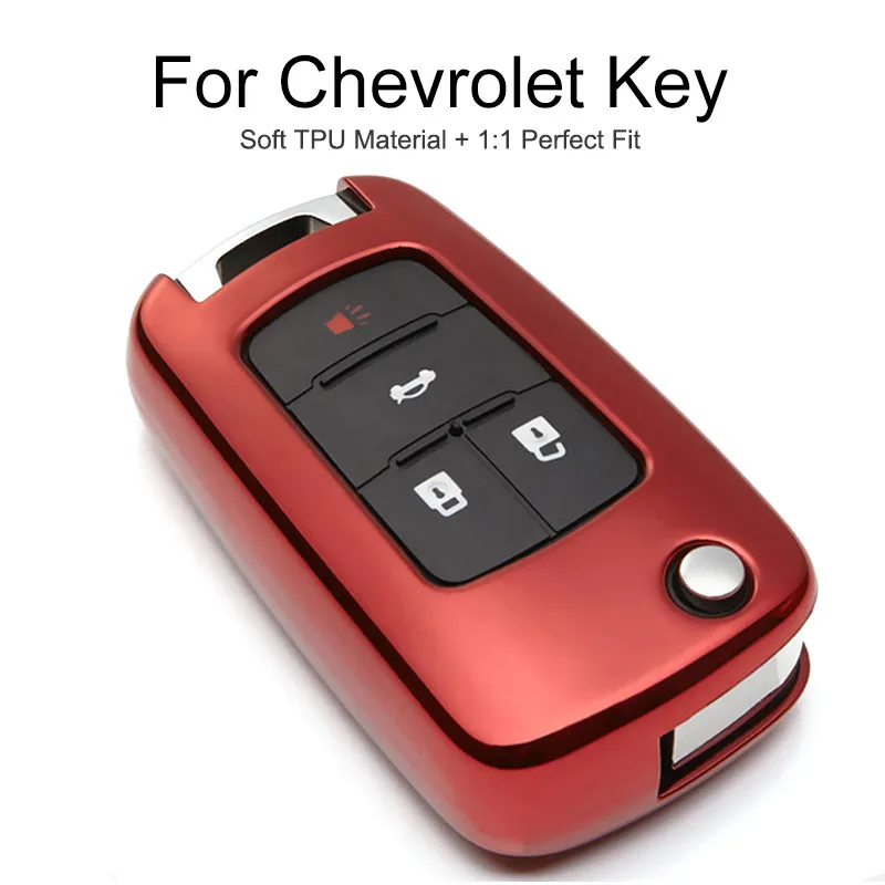 Защитный чехол из ТПУ для автомобильного ключа Chevrolet Cruze 2011 Aveo T300 Captiva Trax Tahoe Onix Camaro