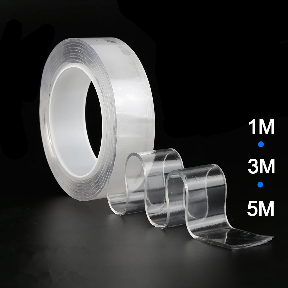 Fashion Nano Tape Washable Reusable Double Sided Tape Adhesive Nano Traceless Sticker Removable Universal Disks Glue Double Sided Tape Aliexpress