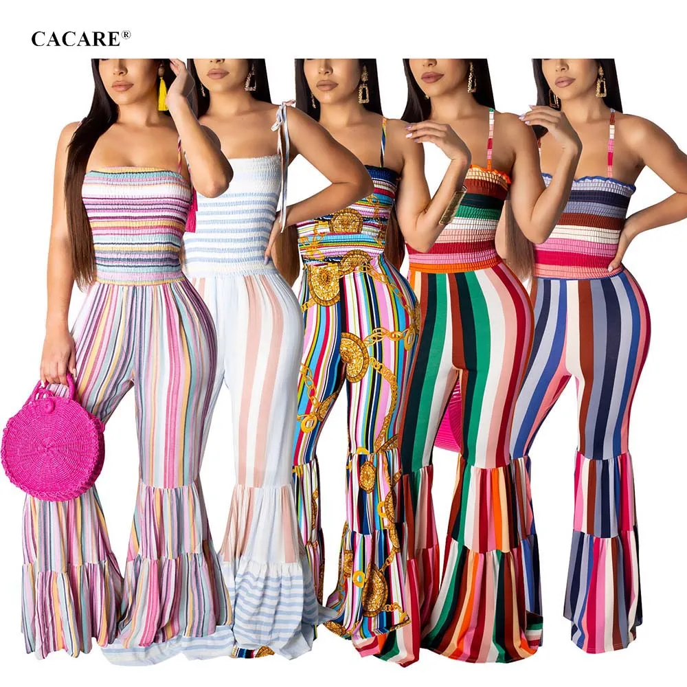 Long Jumpsuits and Playsuits 2023 Women Summer Romper Pajamas Playsuit Overalls Bodysuit Body Suit F0583