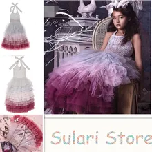 Костюм принцессы для девочек; платья-пачки; Одежда для девочек; детская одежда; vestidos; одежда для маленьких девочек; pies descalzos bebe