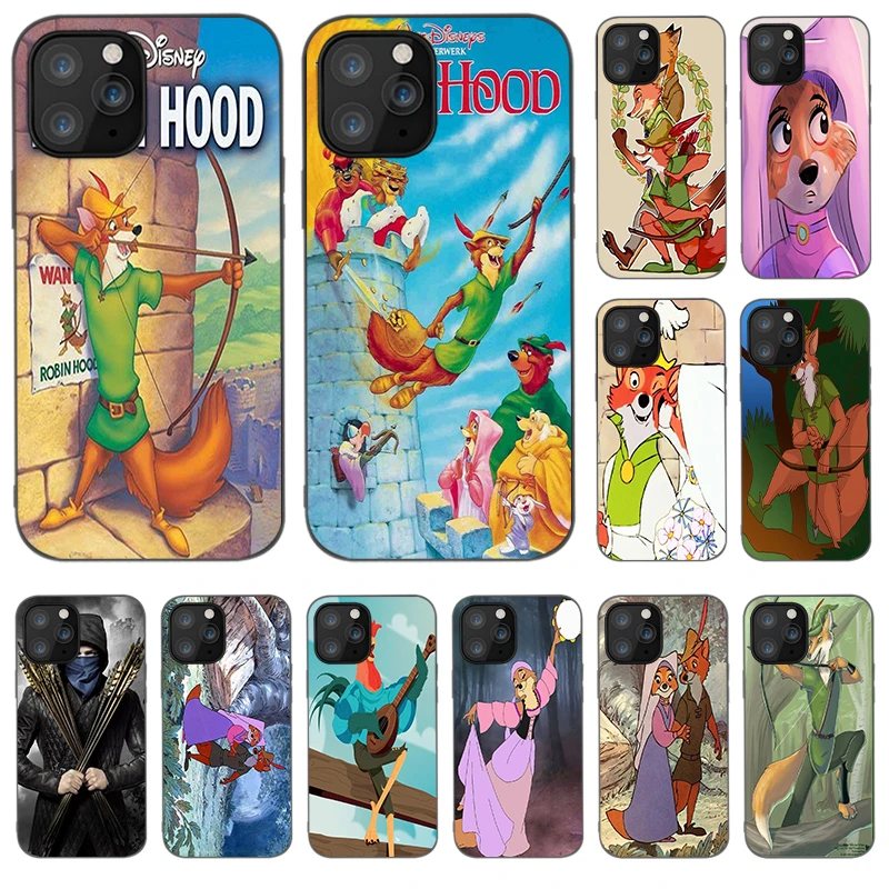 Robin Hood Phone Case For Iphone 4 4s 5 5s Se 5c 6 6s 7 8 Plus X Xs Xr 11 12 Mini Pro Max Black Hoesjes Laptop Bags Cases Aliexpress