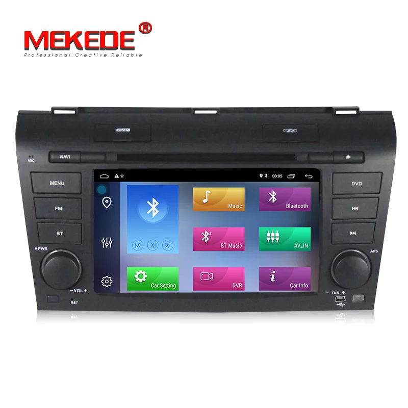 7-дюймовый 2din Android 9,0 Автомобильный мультимедийный dvd-плеер для старая Mazda 3 2004-2009 автомобильное радио плеер Поддержка WI-FI BT GPS навигации